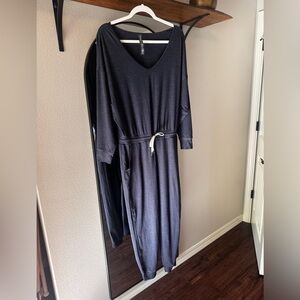 Vuori Lux Performance Jumpsuit in Navy